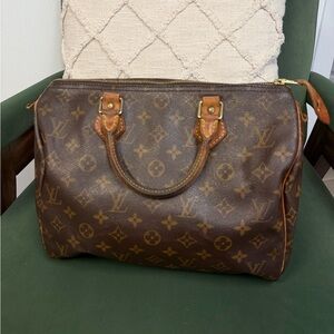 Louis Vuitton Brown Monogram Speedy 30